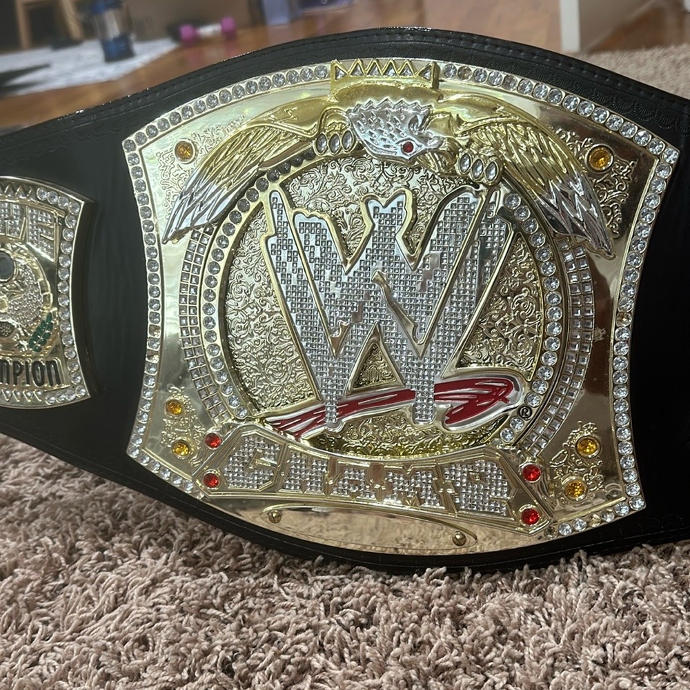 John Cena WWE Officially Licensed Replica Spinner Championship Belt - Picture 3 of 9